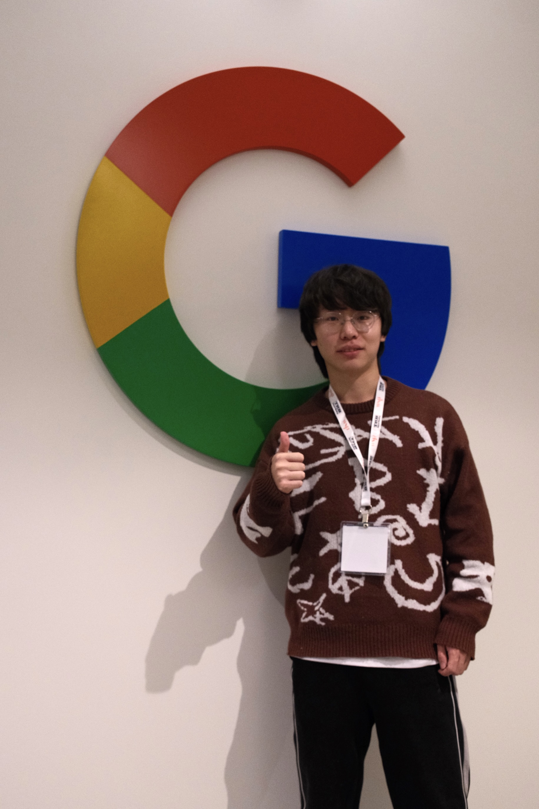 Selfie with Google Sign